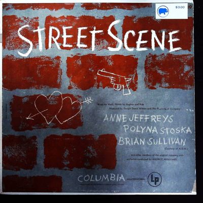 Sale Photo Thumbnail #467: Kurt Weill Street Scene Original Broadway Cast LP Record Album Columbia Masterworks ML 4139