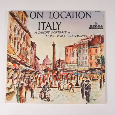 Sale Photo Thumbnail #378: Decca Records On Location Italy Vintage Vinyl LP DL 9087