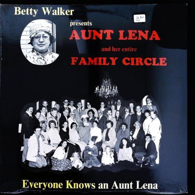 Sale Photo Thumbnail #558: Betty Walker Presents Aunt Lena And Her Entire Family Circle LP Sleeve