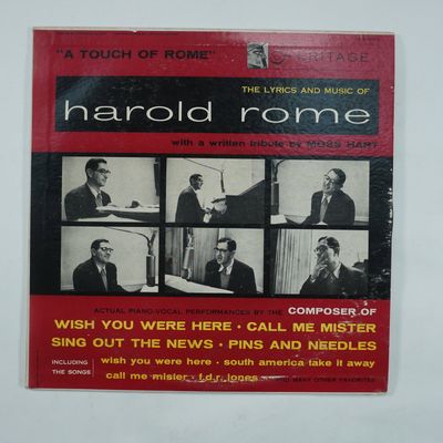 Sale Photo Thumbnail #283: Harold Rome A Touch of Rome Vinyl Record