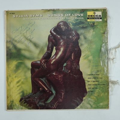 Sale Photo Thumbnail #209: Sylvia Syms Songs of Love Vinyl Record, Signed