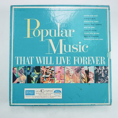 Sale Photo Thumbnail #503: Popular Music That Will Live Forever, Reader's Digest RCA Vinyl Set