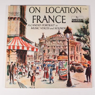 Sale Photo Thumbnail #376: Decca Records LP On Location France DL 9086