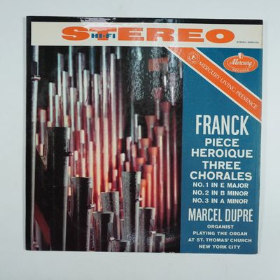 Sale Photo Thumbnail #437: Franck and Dupre Vinyl Record, Piece Heroique: Three Chorales