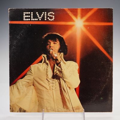 Sale Photo Thumbnail #543: RCA Records Elvis Vinyl Record, You'll Never Walk Alone