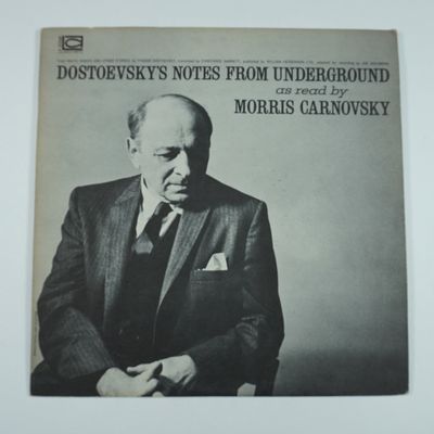 Sale Photo Thumbnail #588: Dostoevsky's Notes From Underground Vintage Vinyl Record
