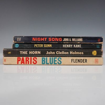 Sale Photo Thumbnail #210: 4 Jazz Literature Paperback Books