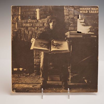 Sale Photo Thumbnail #9: Graham Nash, Wild Tales LP Record, Atlantic Records