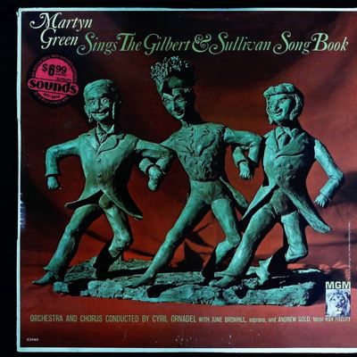 Sale Photo Thumbnail #441: Martyn Green Sings Gilbert and Sullivan Song Book Vinyl LP