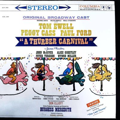 Sale Photo Thumbnail #604: Thurber Carnival Original Broadway Cast LP Lot of Two