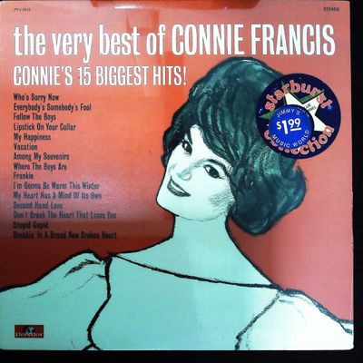 Sale Photo Thumbnail #246: Connie Francis The Very Best Vintage LP Record