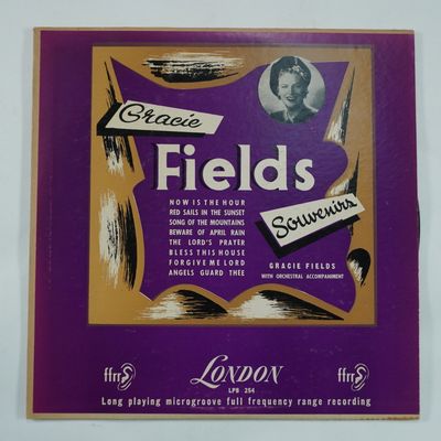 Sale Photo Thumbnail #281: Gracie Fields Now Is The Hour LPB 254 Vinyl Record, London Records