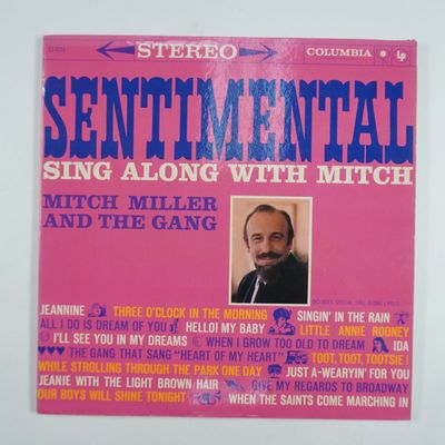 Sale Photo Thumbnail #501: Mitch Miller & The Gang - Sentimental Sing Along with Mitch Columbia Vinyl