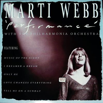 Sale Photo Thumbnail #315: Marti Webb with The Philharmonia Orchestra Performance LP Vinyl Record