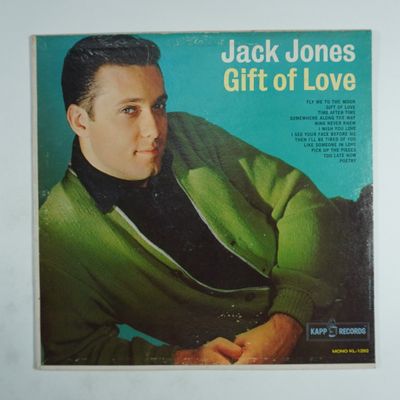Sale Photo Thumbnail #289: Jack Jones Gift of Love Vintage Vinyl Record, Kapp Records