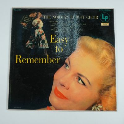 Sale Photo Thumbnail #506: The Norman Luboff Choir, Easy to Remember Vintage Vinyl Record