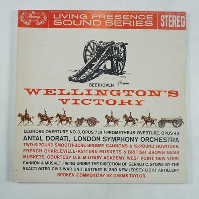 Sale Photo Thumbnail #384: Beethoven - Wellington's Victory / Leonore Overture No. 3, Vintage Vinyl LP