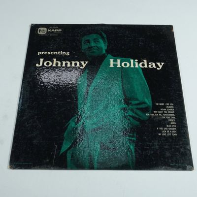 Sale Photo Thumbnail #170: Kapp Records Vinyl Record Presenting Johnny Holiday
