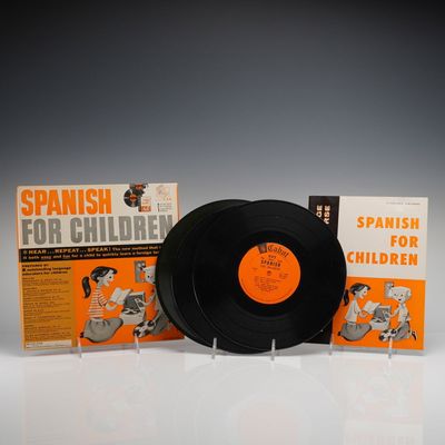 Sale Photo Thumbnail #530: 3pc Spanish for Children Record Set Published by Ottenheimer/HRS 1957