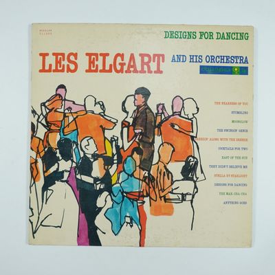 Sale Photo Thumbnail #185: Les Elgart And His Orchestra Vinyl LP, Designs for Dancing