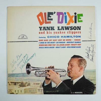 Sale Photo Thumbnail #226: Signed Yank Lawson Ole Dixie LP, ABC-Paramount 567