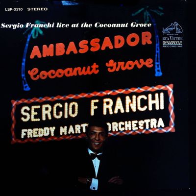 Sale Photo Thumbnail #340: Sergio Franchi Live At The Cocoanut Grove RCA Victor Vinyl LP Record