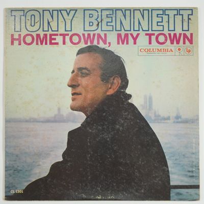 Sale Photo Thumbnail #217: Tony Bennett 'Hometown, My Town' Vintage Vinyl Record, Columbia CL 1301