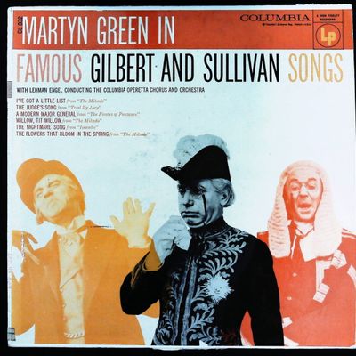 Sale Photo Thumbnail #440: Martyn Green in Famous Gilbert and Sullivan Songs LP Album
