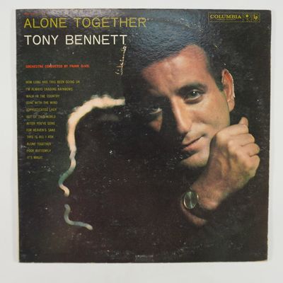 Sale Photo Thumbnail #216: Tony Bennett Alone Together Vintage Vinyl LP, Jazz and Vocal Standards, 1960