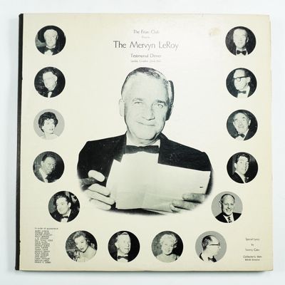 Sale Photo Thumbnail #610: 3 Vinyl Set, The Friars Club Presents The Mervyn LeRoy Testimonial Dinner