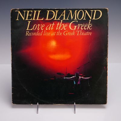 Sale Photo Thumbnail #39: Columbia Records Neil Diamond Vintage Vinyl Record, Love At The Greek