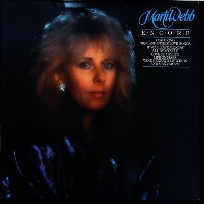 Sale Photo Thumbnail #313: Marti Webb Encore Vinyl LP Record Album BLEND 1 1985