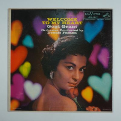 Sale Photo Thumbnail #280: Gogi Grant - Welcome to My Heart, RCA Victor Vinyl LP