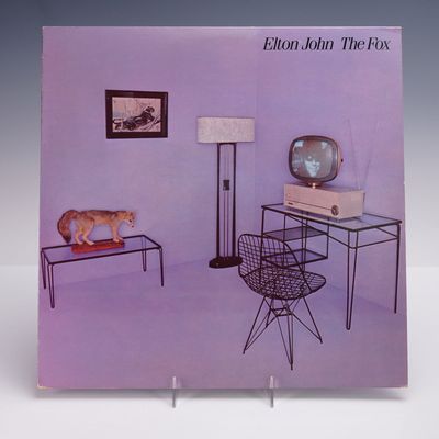Sale Photo Thumbnail #33: Geffen Records Elton John Vinyl Record, The Fox