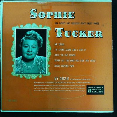 Sale Photo Thumbnail #343: Sophie Tucker Her Latest And Greatest Spicy Saucy Songs Mercury Records LP