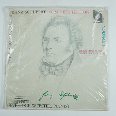 Sale Photo Thumbnail #393: Beveridge Webster Vintage Vinyl Record, The Piano Sonatas of Franz Schubert Vol. 1