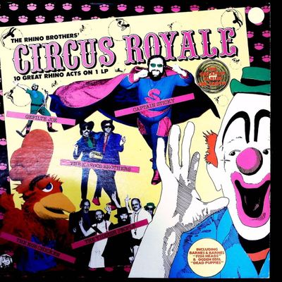 Sale Photo Thumbnail #609: The Rhino Brothers' Circus Royale Various Artists LP Rhino Records RNLP 007