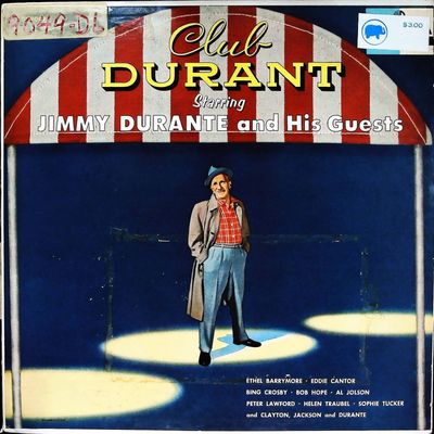 Sale Photo Thumbnail #298: Jimmy Durante Club Durant Starring Jimmy Durante And His Guests Vinyl LP