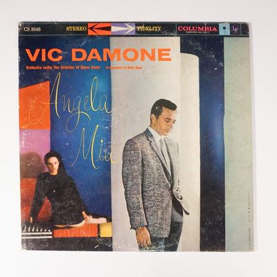Sale Photo Thumbnail #380: Vic Damone "Angela Mia" Vinyl LP Record, Columbia