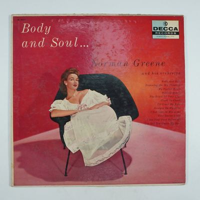 Sale Photo Thumbnail #504: Norman Greene and His Orchestra Vintage Vinyl Record, Body and Soul