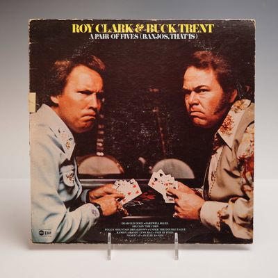 Sale Photo Thumbnail #73: Roy Clark & Buck Trent LP Record: A Pair of Fives (Banjos, That Is)