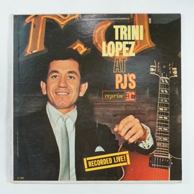 Sale Photo Thumbnail #68: Trini Lopez, At PJ's Vintage Vinyl Record