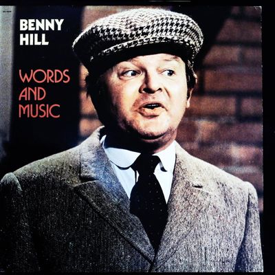 Sale Photo Thumbnail #555: Benny Hill Words and Music Stereophonic Vinyl LP Album Capitol Records 1982