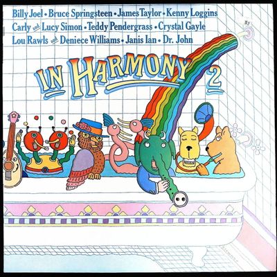 Sale Photo Thumbnail #532: IN HARMONY 2 Promotional Vinyl LP (1981) featuring Billy Joel and Bruce Springsteen