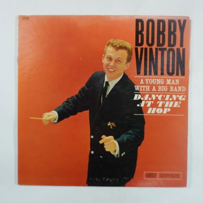 Sale Photo Thumbnail #131: Bobby Vinton Vinyl Record, A Young Man with a Big Band Dancing at the Hop