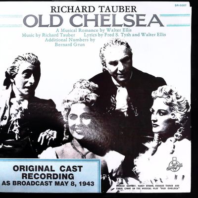 Sale Photo Thumbnail #449: Richard Tauber Old Chelsea Original Cast Recording LP SR-5007