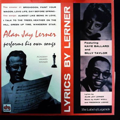 Sale Photo Thumbnail #230: Alan Jay Lerner Lyrics By Lerner DRG Archive LP RDL 5163