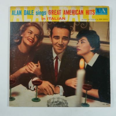 Sale Photo Thumbnail #229: Alan Dale, Sings Great American Hits in Italian Vintage Vinyl Record