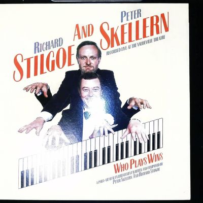 Sale Photo Thumbnail #599: Richard Stilgoe and Peter Skellern Who Plays Wins Recorded Live at the Vaudeville Theatre Vinyl LP