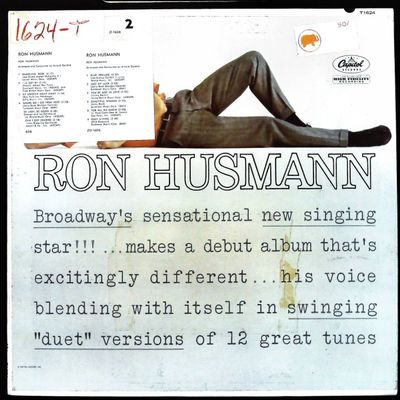 Sale Photo Thumbnail #339: Husmann, Ron. Ron Husmann. Capitol Records, 1961. First Pressing, Monophonic (T-1624).